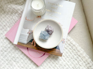 Celestite and Lepidolite: A Tranquil Combination for Relaxation and Stress Relief