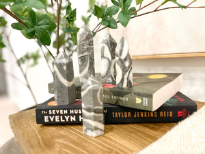 Thousand Eye Jasper Point: Orbicular Crystal