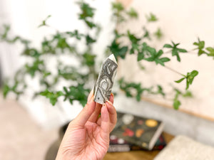 Amethyst & Thousand Eye Jasper Set: Protection, Healing, and Meditation