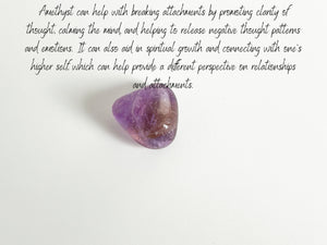 Letting Go & Healing Crystal Set  Black Obsidian, Rose Quartz, Citrine, Amethyst Smoky Quartz Stones