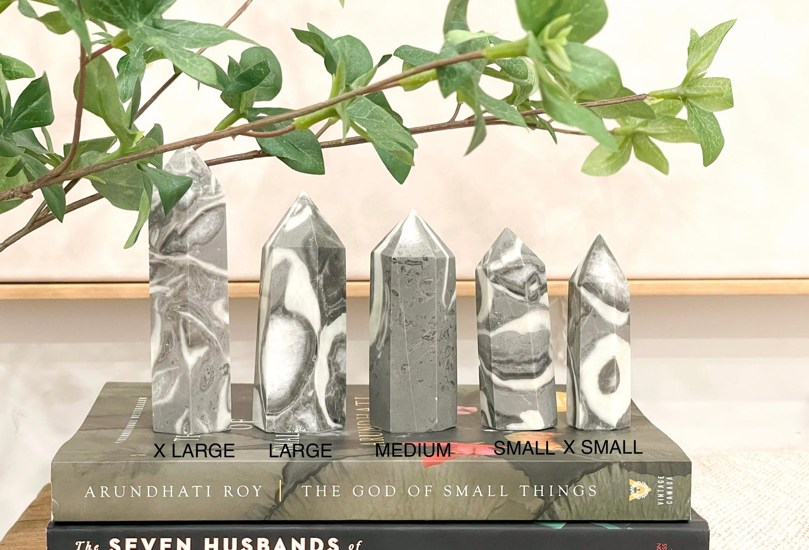 Thousand Eye Jasper Point: Orbicular Crystal