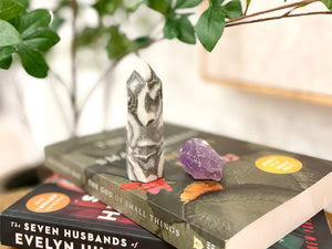 Amethyst & Thousand Eye Jasper Crystal Set: Healing Stones Combo