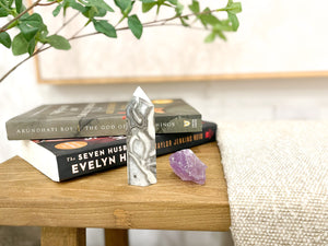 Amethyst & Thousand Eye Jasper Crystal Set: Healing Stones Combo