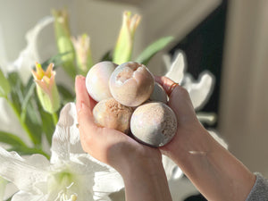 Pink Amethyst Crystal Spheres - Small Size, Big Impact