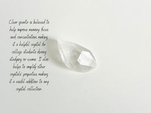 Crystal Set for College Success: Black Tourmaline, Citrine, Clear Quartz, Fluorite, and Amethyst