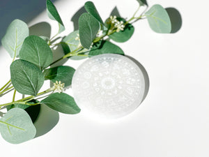 Wealth Attraction Crystal Set: Zodiac Selenite Plate, Aventurine, Jade, Pyrite