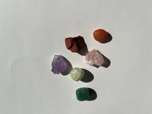 Taurus Zodiac Crystal Set: Selenite Charging Plate, Healing Stones