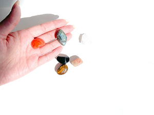 Leo Zodiac Crystal Set: Healing Stones for Confidence & Creativity