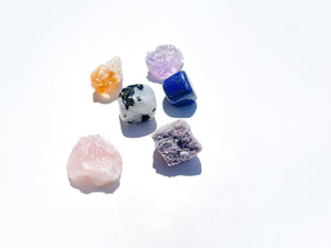 Libra Zodiac Crystal Set: Selenite Bowl, Healing Crystals