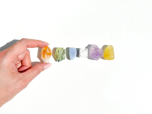 Gemini Zodiac Crystal Set with Selenite Bowl: Astrology Birthstone