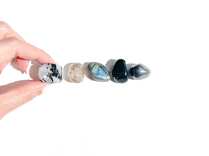 Scorpio Zodiac Crystal Set: Selenite Plate, Moonstone, Onyx & More