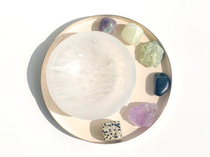 Capricorn Zodiac Crystal Set with Selenite Bowl: Embrace Capricorn Energies, Astrology & Personal Growth