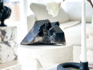 Large Smoky Quartz Cluster: Healing Crystal Home Decor (9.35 kg, 7x9x12")