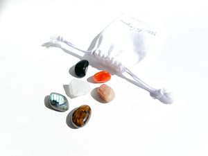 Leo Zodiac Crystal Set: Healing Stones for Confidence & Creativity