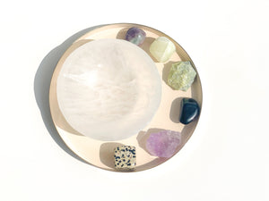 Capricorn Zodiac Crystal Set with Selenite Bowl: Embrace Capricorn Energies, Astrology & Personal Growth