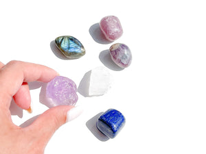 Pisces Zodiac Crystal Set: Intuition & Emotional Healing Gemstones