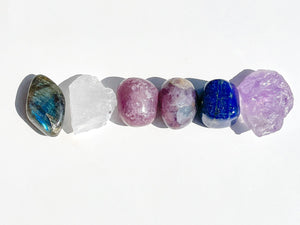 Pisces Zodiac Crystal Set: Intuition & Emotional Healing Gemstones