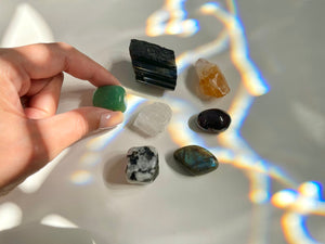 New Beginnings Crystal Set: Healing Stones for Transformation