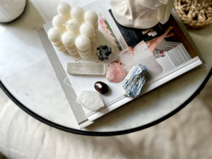 Self Love Healing Crystal Set: Quartz, Rose Quartz, Moonstone & Selenite