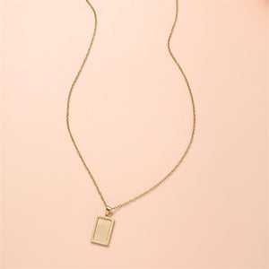 Sunburst Pendant Necklace: 18K Gold Plated Stainless Steel, Minimalist Design