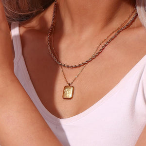 18K Gold Birth Flower Pendant Necklace: Personalized Floral Jewelry Gift