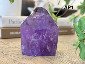 Natural Amethyst Points & Towers – Raw Healing Crystal for Energy, Meditation, and Home Decor