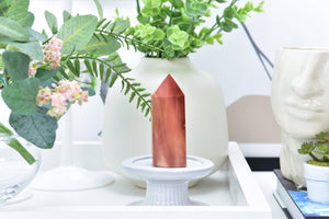 Mookaite Jasper Tower - Natural Polished Point Crystal for Energy Healing & Home Decor