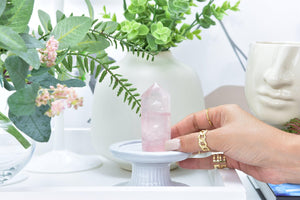 Rose Quartz Polished Points – Natural Healing Crystal for Love & Harmony