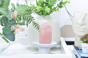 Rose Quartz Polished Points – Natural Healing Crystal for Love & Harmony