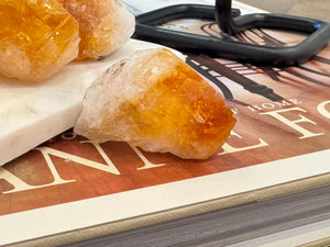 Raw Citrine Crystal Points: Ethically Sourced Healing Stone