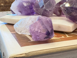 Natural Raw Amethyst Crystal Points - Ethically Sourced, Healing & Meditation Stone