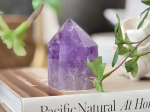 Natural Amethyst Points & Towers – Raw Healing Crystal for Energy, Meditation, and Home Decor