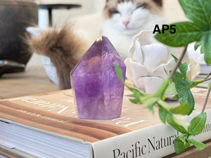 Natural Amethyst Points & Towers – Raw Healing Crystal for Energy, Meditation, and Home Decor