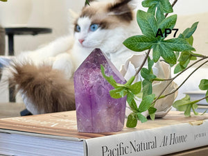 Natural Amethyst Points & Towers – Raw Healing Crystal for Energy, Meditation, and Home Decor