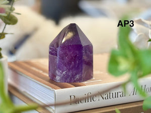 Natural Amethyst Points & Towers – Raw Healing Crystal for Energy, Meditation, and Home Decor