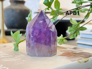 Natural Amethyst Points & Towers – Raw Healing Crystal for Energy, Meditation, and Home Decor