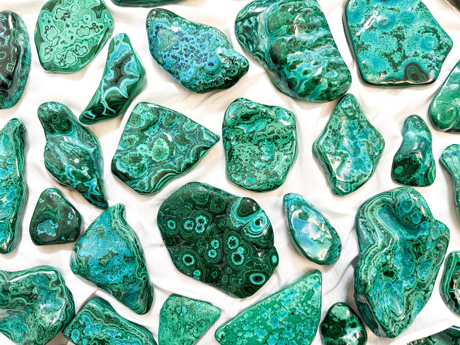 Chrysocolla Malachite Freeform – Polished Crystal for Healing & Transformation – Protection and Growth Stone