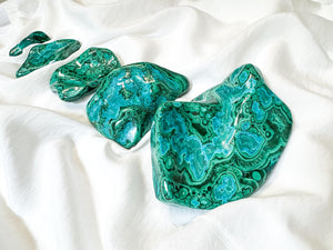 Chrysocolla Malachite Freeform – Polished Crystal for Healing & Transformation – Protection and Growth Stone