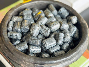 Larvikite Tumbled Stone – Protection & Grounding Crystal for Meditation, Energy Work and Spiritual Healing