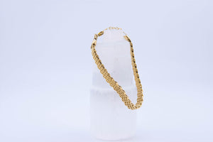 Luxe Multi-Strand Gold Bracelet – Bold, Textured & Timeless