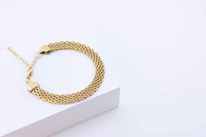 Luxe Multi-Strand Gold Bracelet – Bold, Textured & Timeless
