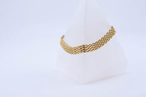 Luxe Multi-Strand Gold Bracelet – Bold, Textured & Timeless