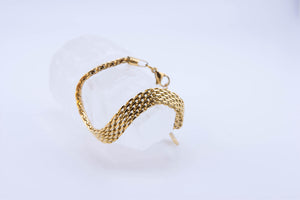Luxe Multi-Strand Gold Bracelet – Bold, Textured & Timeless