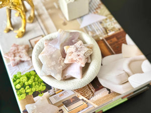 Flower Agate Star Crystal: Polished Pocket Stone for Emotional Growth