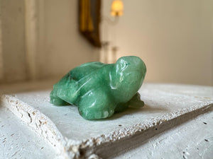Green Aventurine Crystal Turtle – 5 cm – Luck, Prosperity & Healing Figurine