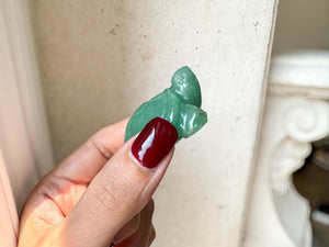 Green Aventurine Crystal Turtle – 5 cm – Luck, Prosperity & Healing Figurine