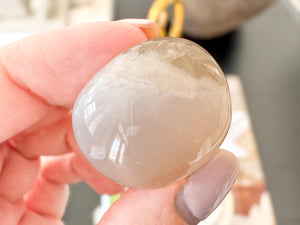 Flower Agate Tumbled Stones: Emotional Healing, Root & Heart Chakra