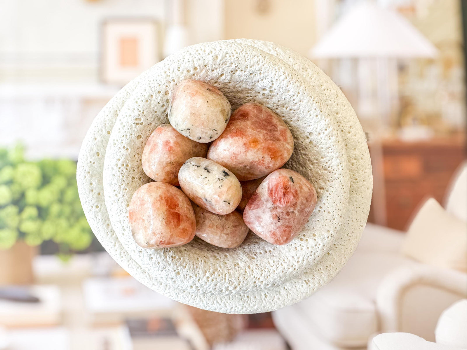 Sunstone Tumbled Stones: Joy, Confidence & Solar Plexus Chakra