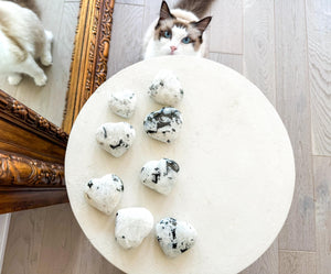 Rainbow Moonstone Heart Crystal | 4–6 cm Palm Stone for Intuition, Healing & Chakra Energy