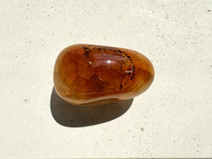 Carnelian Tumbled Stones: Natural Healing Crystals for Reiki & Chakra